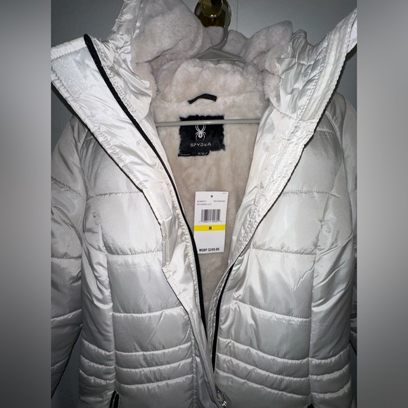 NWT Spyder Puffer Coat “Moonbeam” - Picture 3 of 8